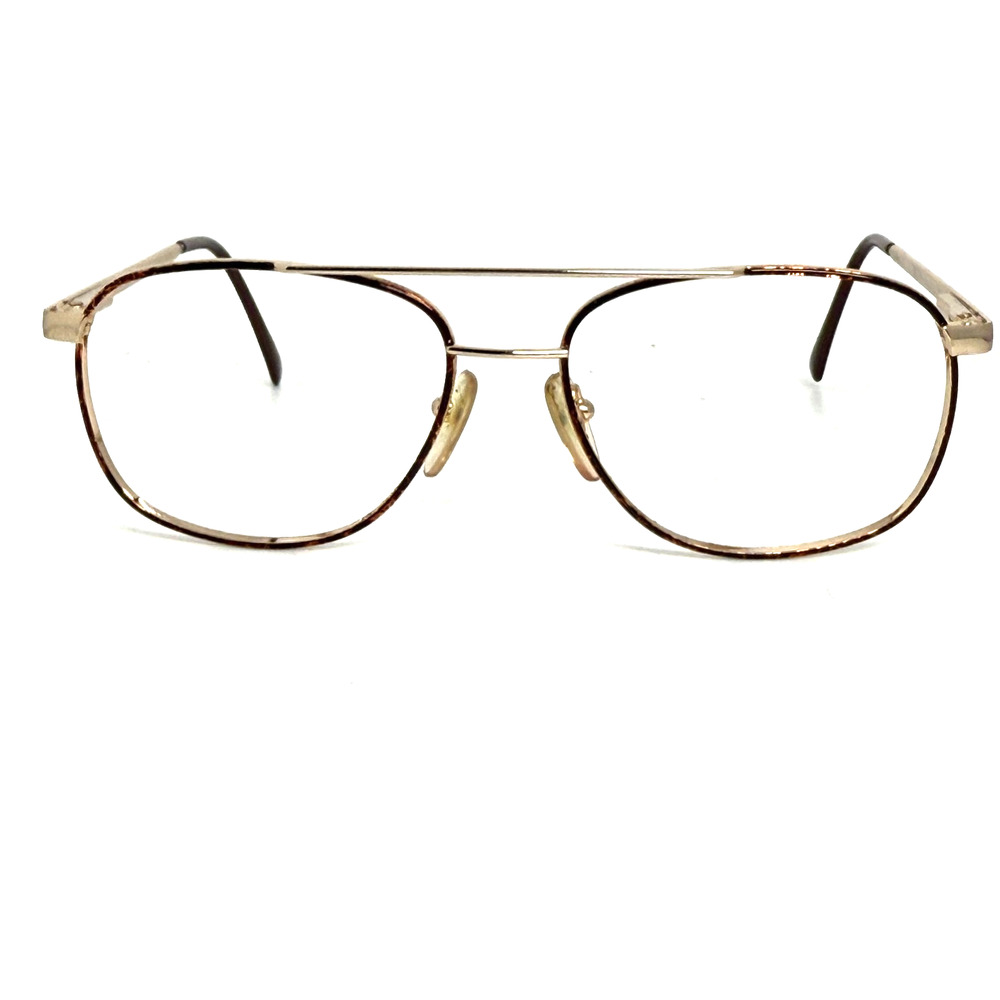 AO Safety Eyeglasses‎ Frame Z87-2 Steel 200 Brown Gold Metal Full Rim H18760